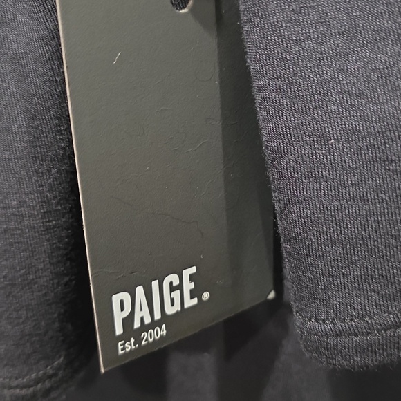 Paige women Black Rayden Ruffle long sleeve one shoulder Blouse top Size S - Picture 5 of 8